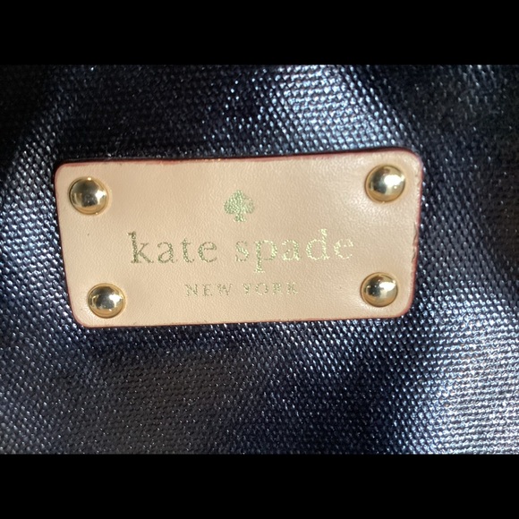 Kate Spade Black Patent w\Tan Leather Wrapped Handles - Picture 5 of 10